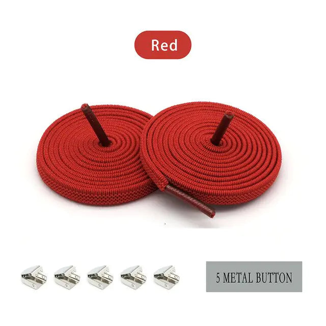 QuickFit Elastic Shoelaces Red 100cm