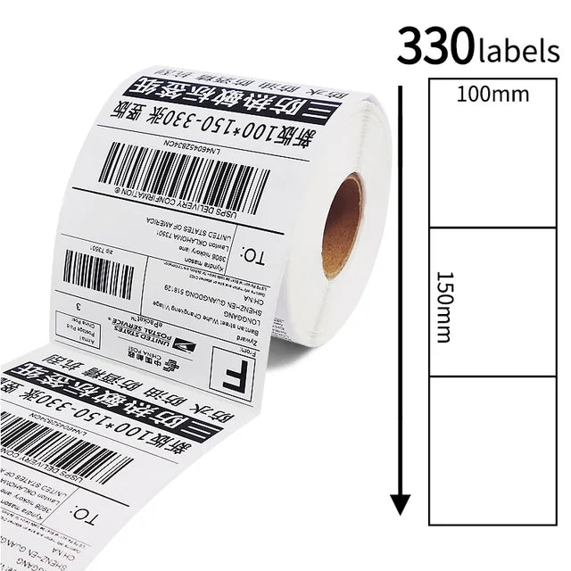 Jetland Thermal Shipping Labels 100x150mm-330 labels