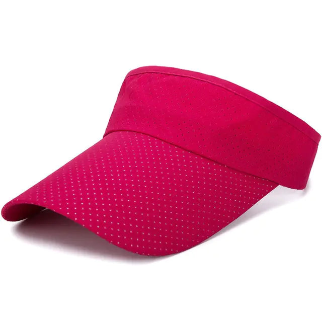 Adjustable Breathable Sun Protection Hat Rose Red Adjustable