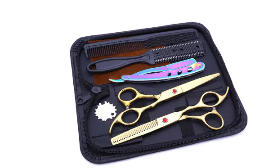 Hairdressing Scissors Set New C1-Jin-6in1-3D