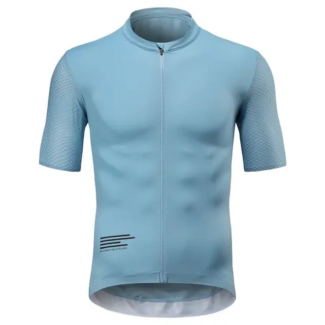 Men's Cycling Jersey Light Blue EU Size-S