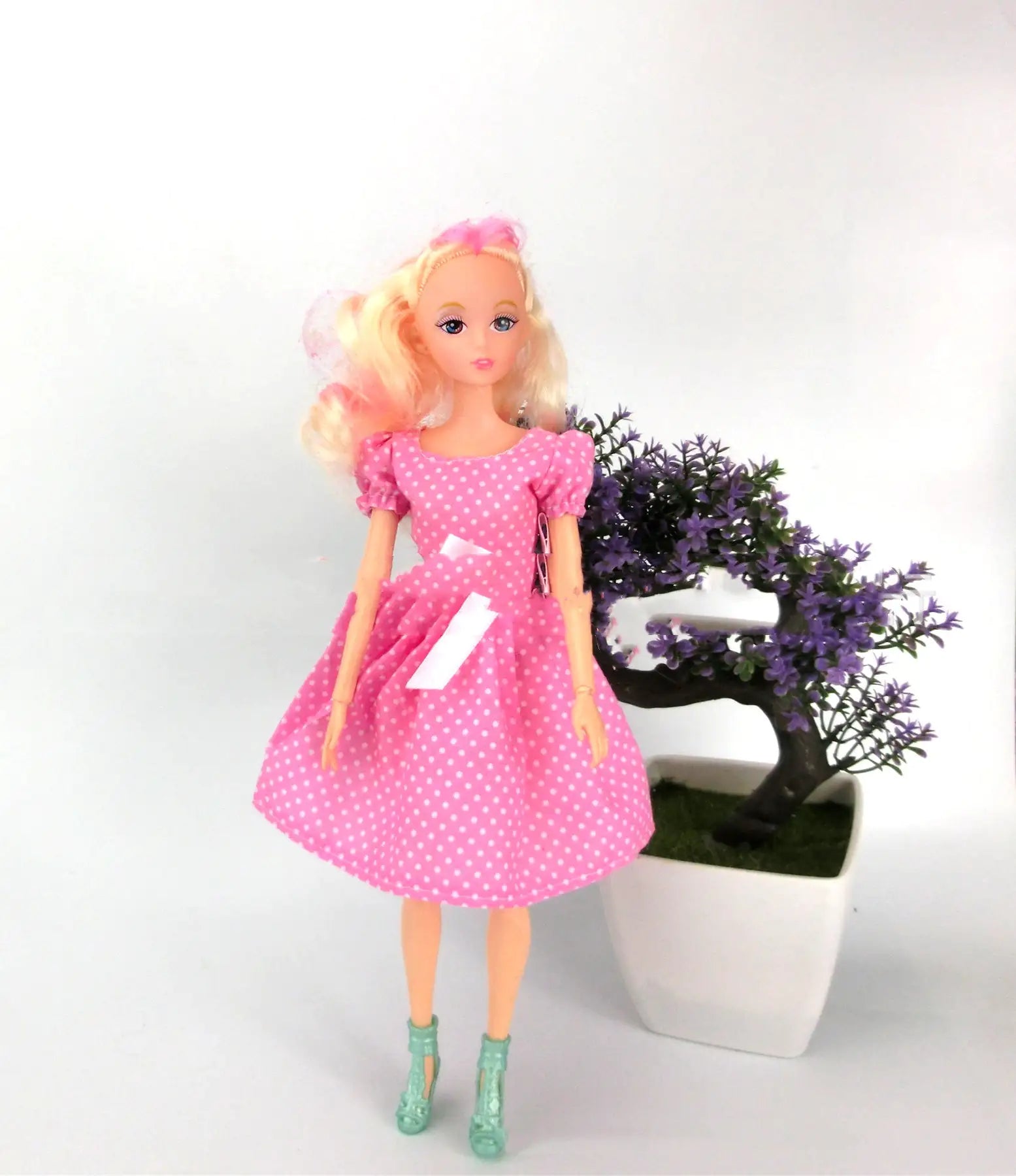 11 Inch Dress Up Doll Pink Dress One size