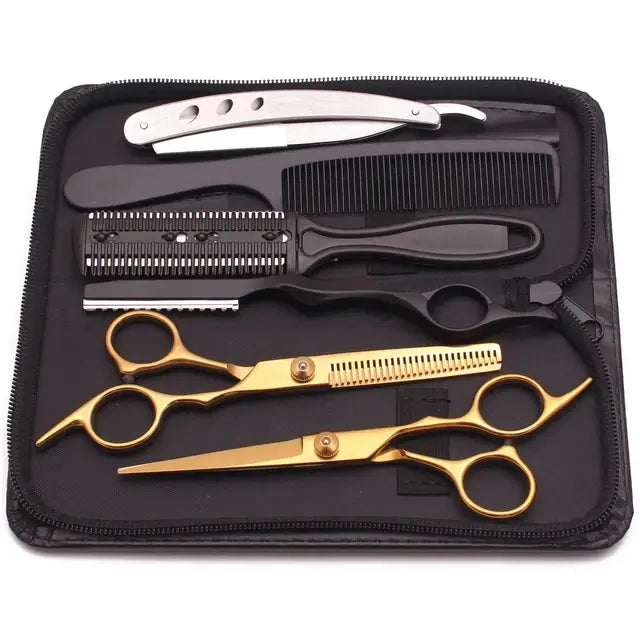 Hairdressing Scissors Set C1-Jin-6in1-3D