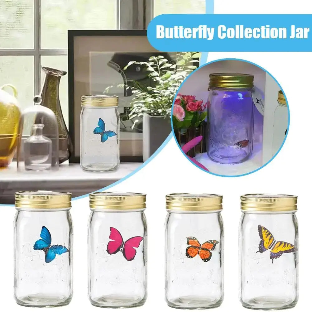 LED Magic Butterfly Jar