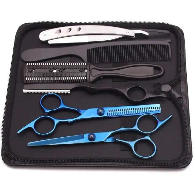 Hairdressing Scissors Set C1-Lan-6in1-3D