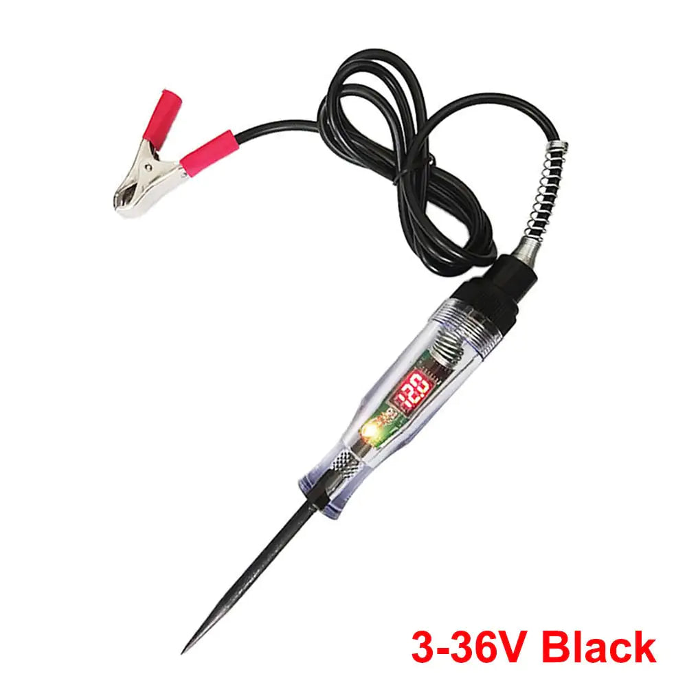 Car Truck Voltage Circuit Tester Diagnostic Tool 3-36V Black 19 CM