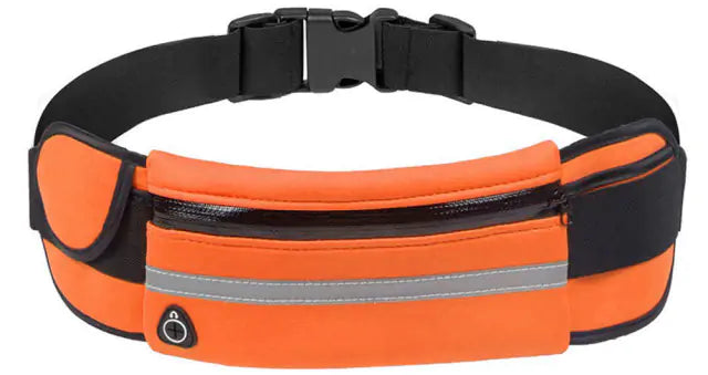Sporty Waist Belt Bag Orange