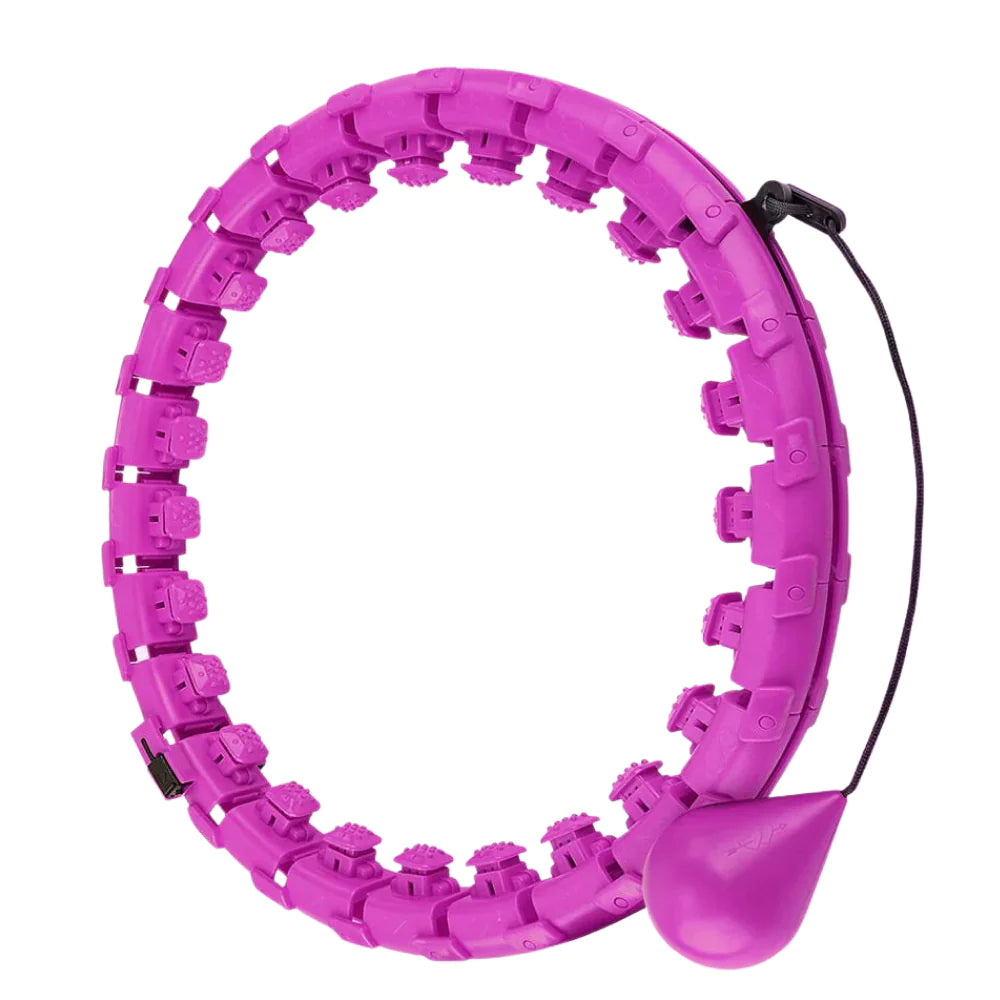 Infinity Hoop™ - Smart Weighted Hula Hoop Purple Medium (24 Links)