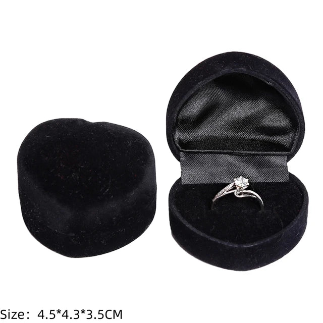Wholesale Engagement Velvet Earring Ring Packaging Box SKU-03 5x4.5x4cm