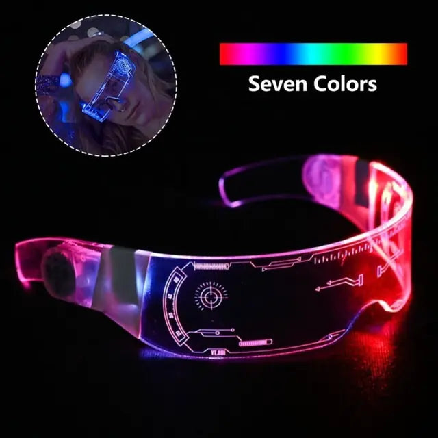 Luminous LED Glasses for Festive Brilliance Seven Colors 01