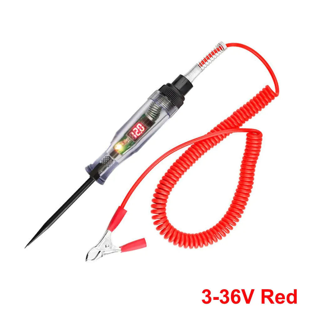 Car Truck Voltage Circuit Tester Diagnostic Tool 3-36V Red 19 CM