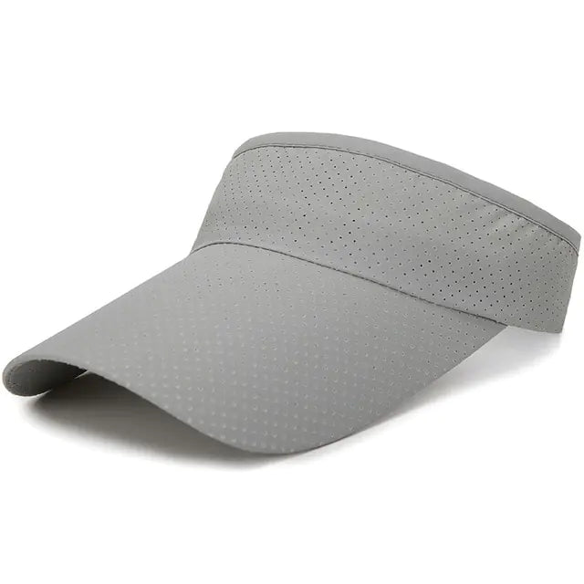 Adjustable Breathable Sun Protection Hat Light Grey Adjustable