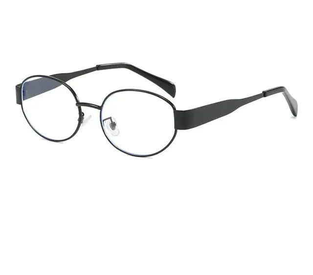 Oval Luxe Sunglasses C5 Black White PL-826