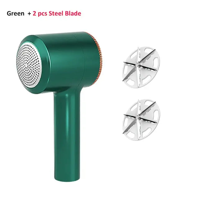 Lint Pellet Remover For Clothing Green Ad 2 Blade