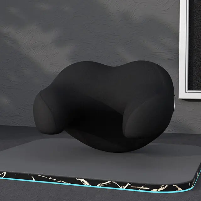 Car Neck Support Pillow Cushion Black 1 Piece