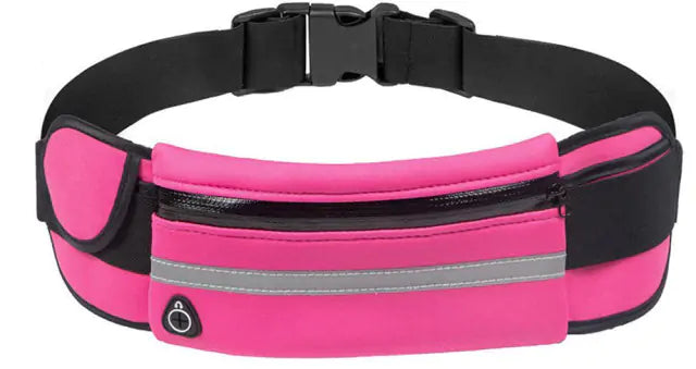 Sporty Waist Belt Bag Pink