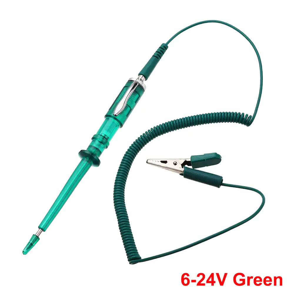 Car Truck Voltage Circuit Tester Diagnostic Tool 6-24V Green 18 CM