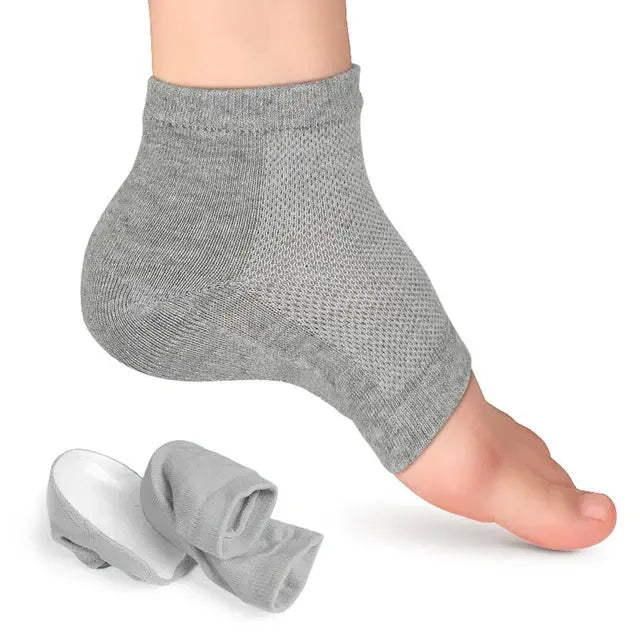 Men Women Anti-slip Socks Grey 3.5cm