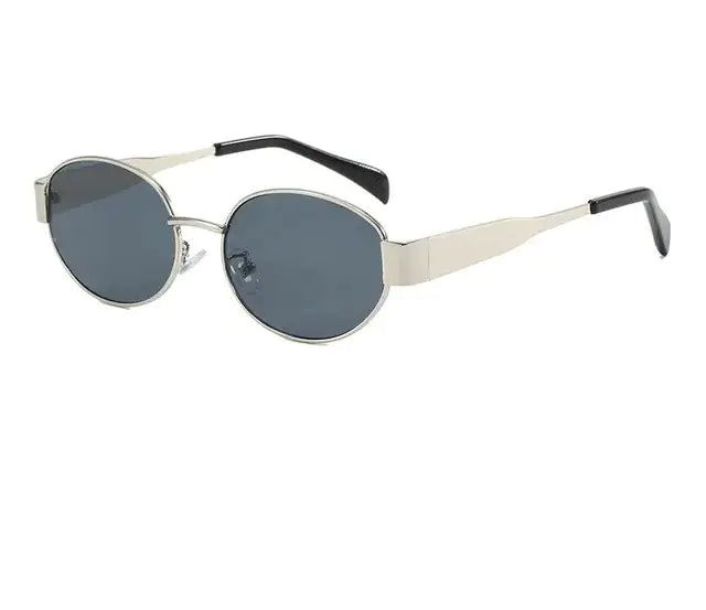 Oval Luxe Sunglasses C3 Silver Gray PL-826
