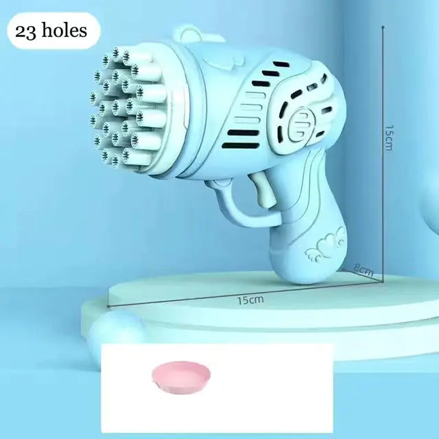 Bubble Gun Electric Automatic Soap Rocket 23 holes-05