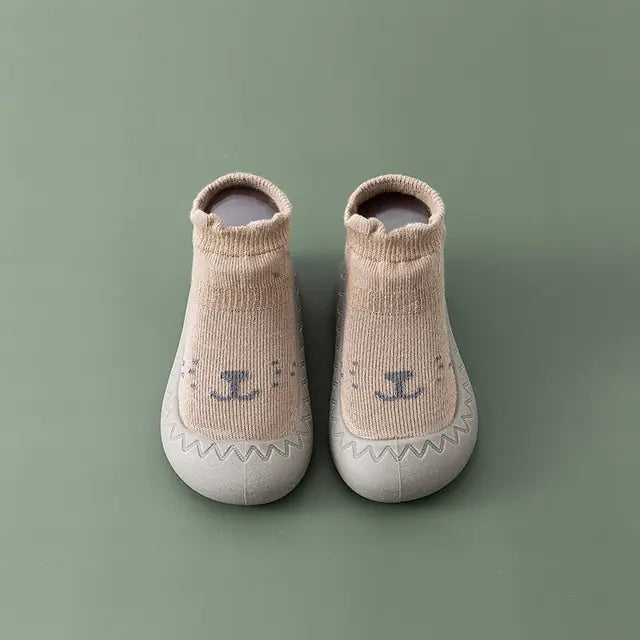 Baby Socks Shoes Brown 3-4Years