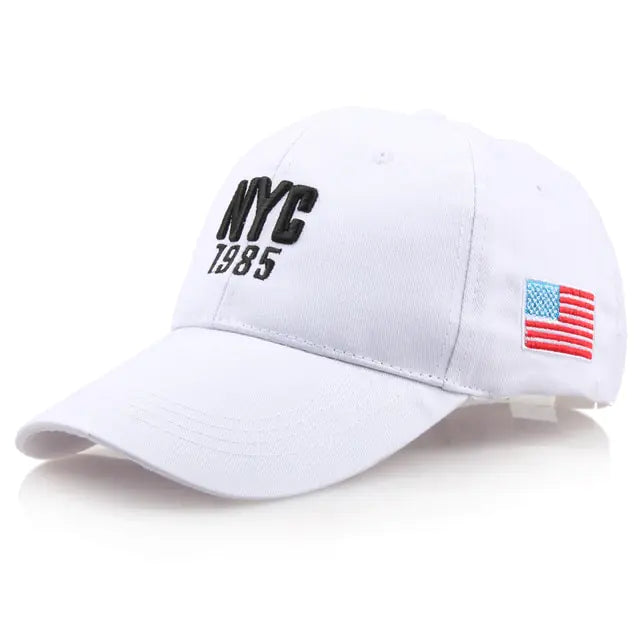 Tactical USA Flag Baseball Caps White NYC 58cm