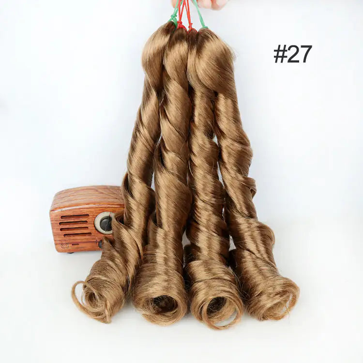 Spiral Curl Synthetic Hair #27 24" ( 2 bundles in a pack )
