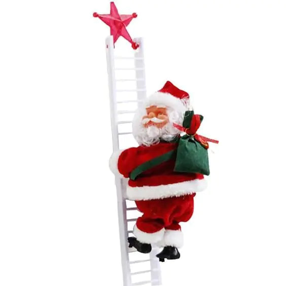 Electric Climbing Ladder Santa Claus Doll Default Title