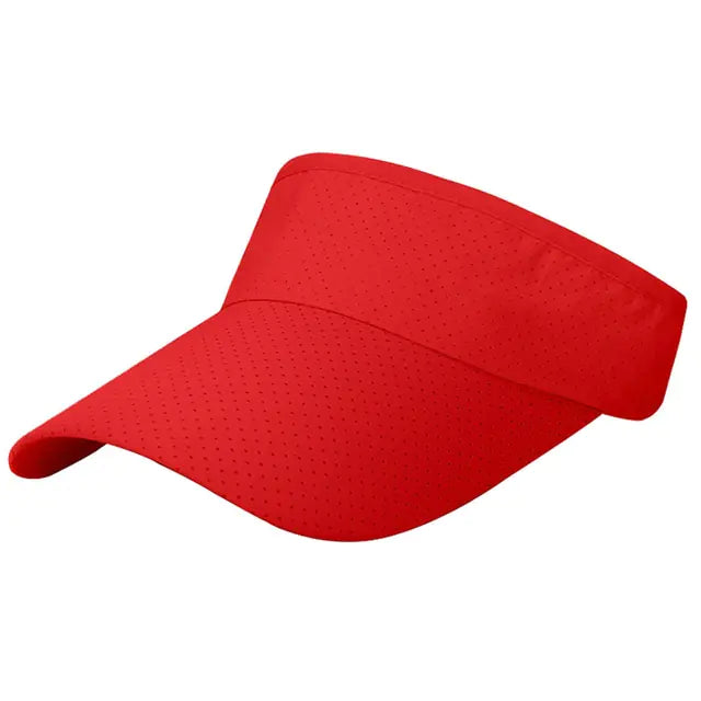 Adjustable Breathable Sun Protection Hat Red Adjustable