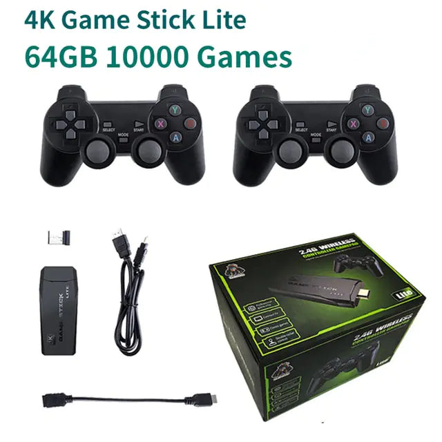 4K Game Stick Black 64G 10K Games
