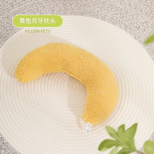 U-shaped Pet Pillows Yellow