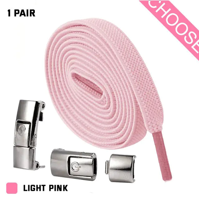 Elastic Shoelaces Pink