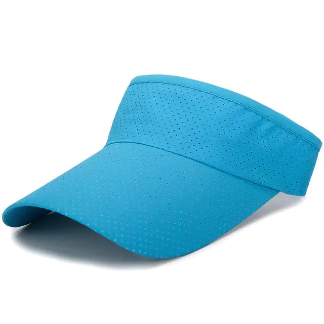 Adjustable Breathable Sun Protection Hat Light Blue Adjustable