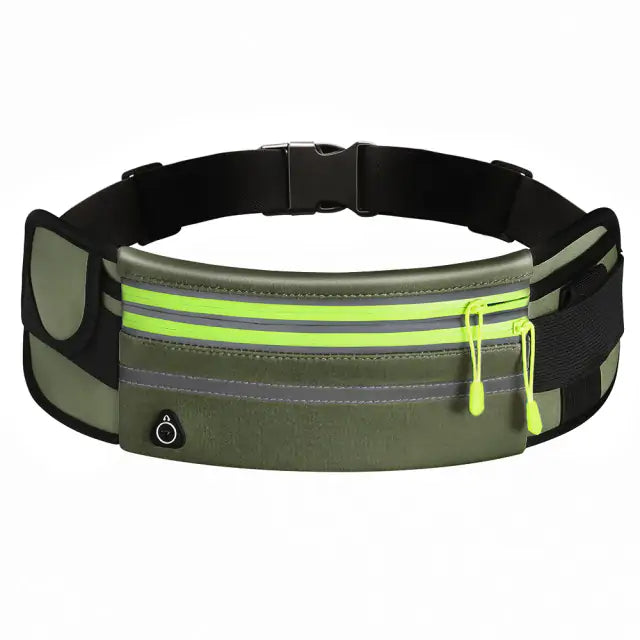 Sporty Waist Belt Bag Army Green 2