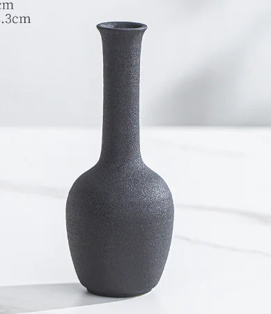 Black Glaze Vase New H
