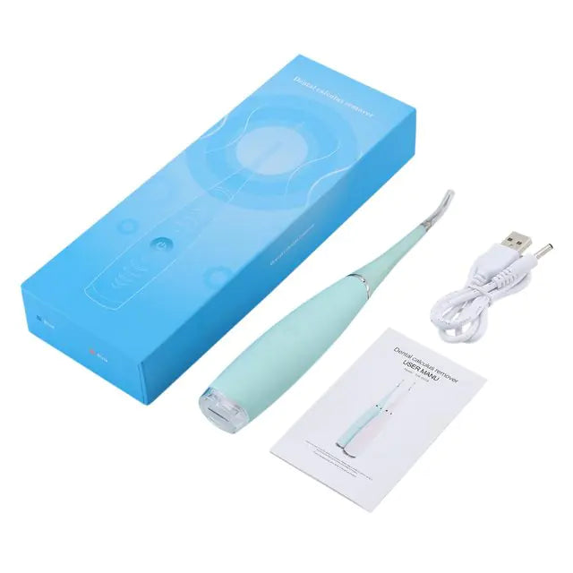 Portable Electric Sonic Dental Scaler Blue Box Pack