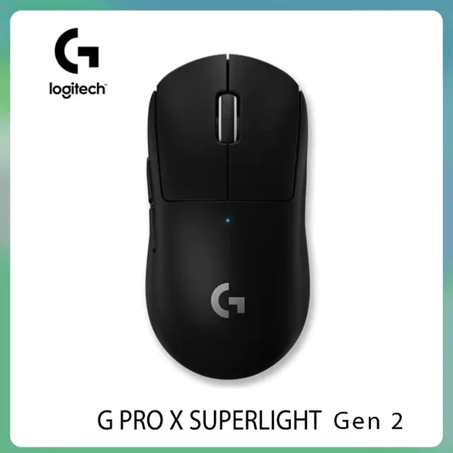 New Original Logitech G PRO Wireless Gaming Mouse 16K DPI Sensor LIGHTSPEED RGB Dual Mode Mice POWERPLAY Compatible G PRO X BLACK