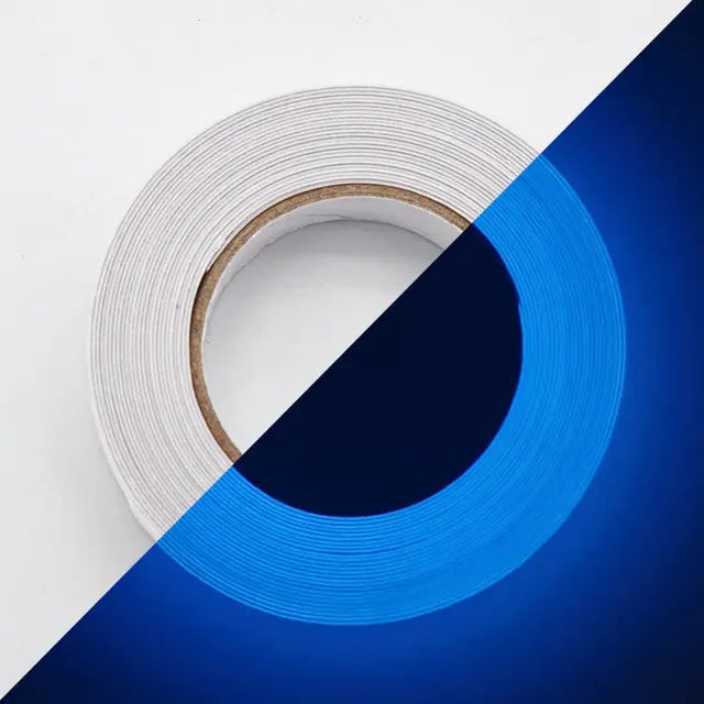 Glow In The Dark Sticker Tape Blue 1.5cmX3m