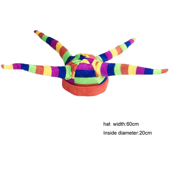 Cosplay Clown Hat for Parties Multicolor Style 2
