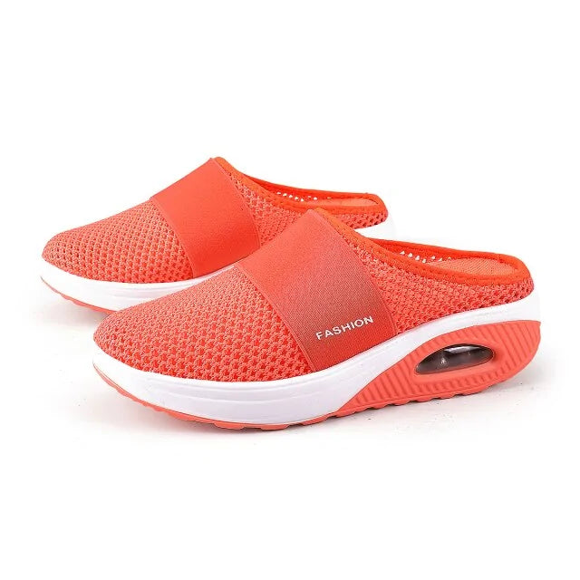 Comfortable Walking Shoes Orange 41