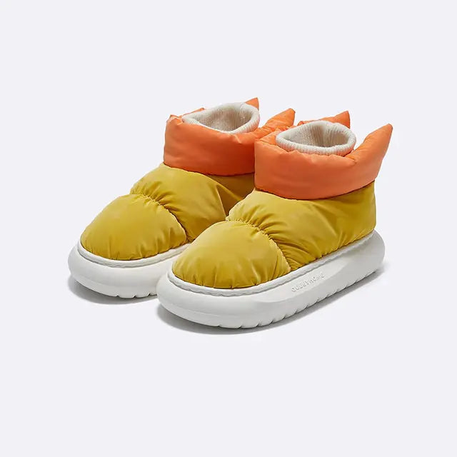 New Style Unisex Plush Lining Shoes Yellow-02 40-41(Foot 250mm)