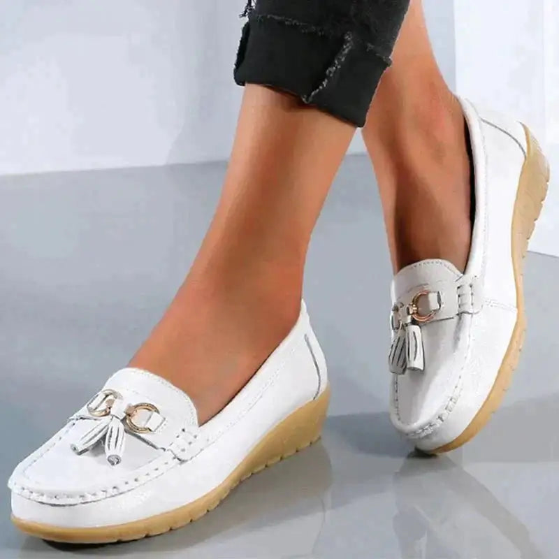 Comfy Orthopedic Loafers White 36