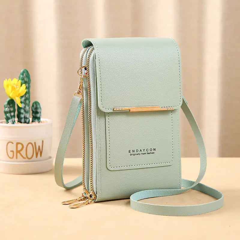 Mother's Day Sale Anti-Theft Leather Bag Green