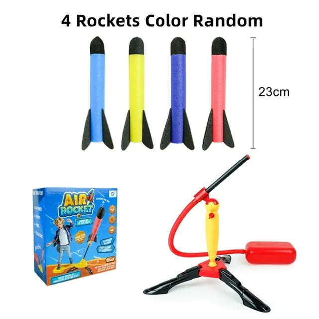 Children Outdoor Air Rocket Foot Launcher B Single toy set