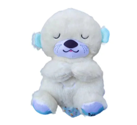 Baby Soothing Otter Plush Doll Light Blue