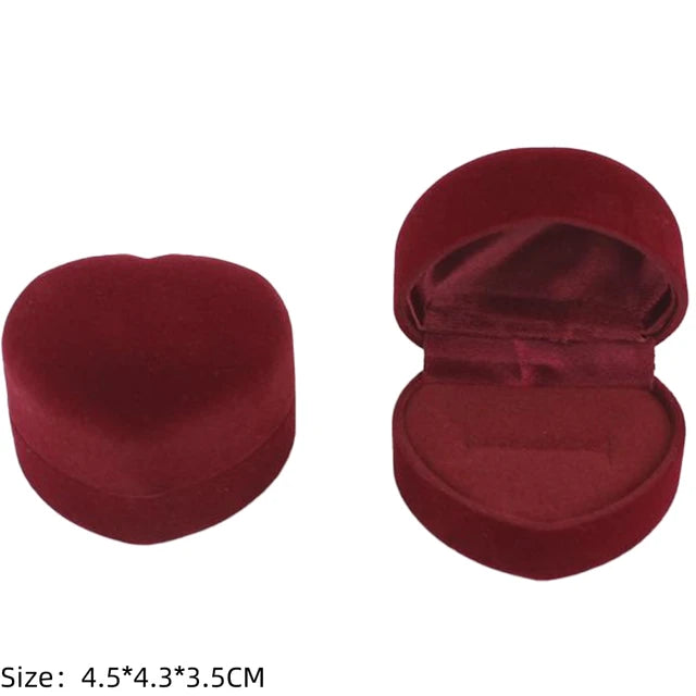 Wholesale Engagement Velvet Earring Ring Packaging Box SKU-08 5x4.5x4cm