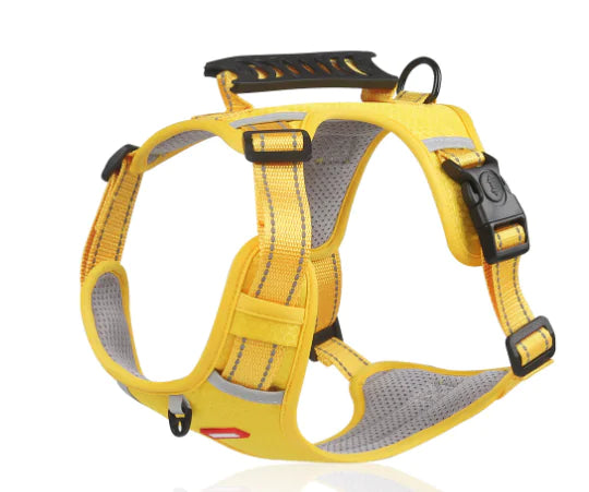 Breathable Dog Harness Yellow Large