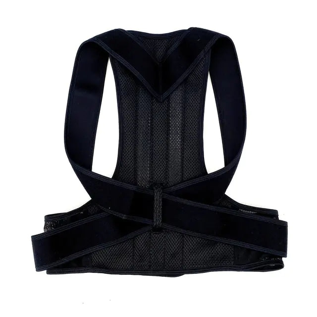 Back Posture Brace Clavicle Support Black XL