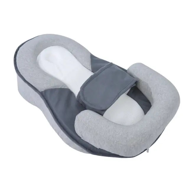 Ergonomic Support Pillow for Baby Grey