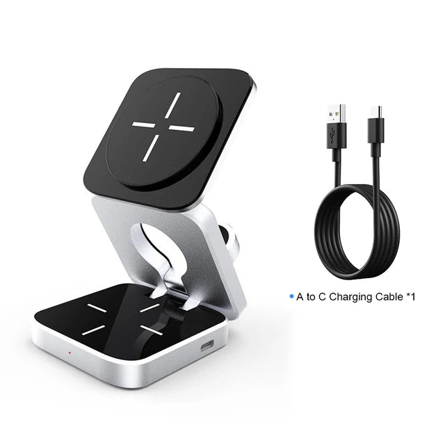 3 in 1 Wireless Charging Station Only Charger Holder None